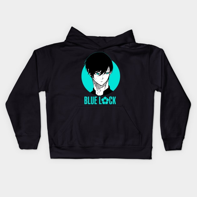 itoshi rin Kids Hoodie by Sparkledoom